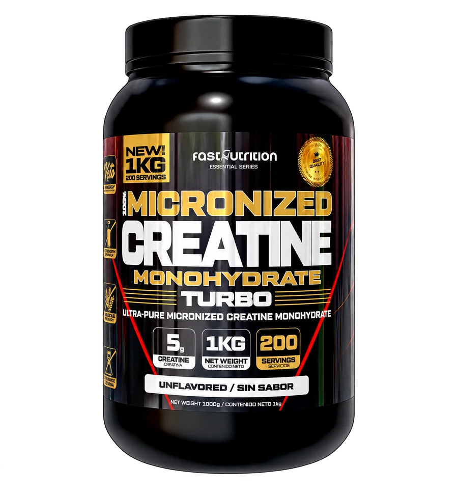 1 tarro (1 kg) de Creatina Monohidratada Micronizada Turbo 1kg